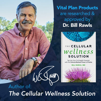 Vital Plan Daily Herbal Supplement by Dr. Bill Rawls – Herbal Immunity Booster for Immune Support, Microbiome Balance & Cell Health — Reishi Mushroom, Turmeric & Rhodiola Vital PlanBuy Supplements Australia