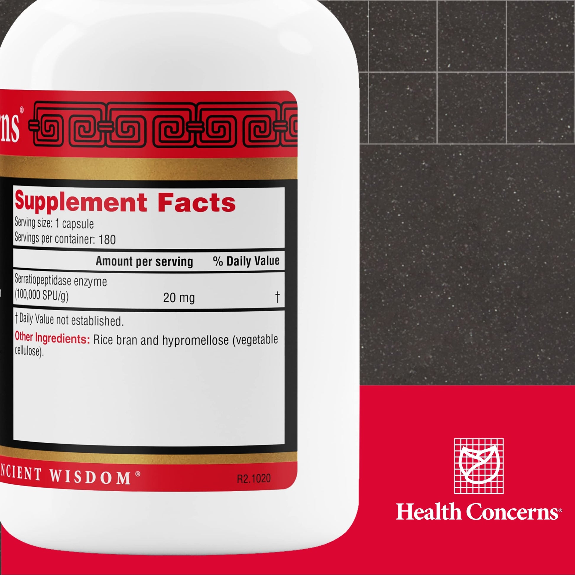 Health Concerns Serramend – Immune Defense Support Supplement – Serrapeptase Proteolytic Enzyme – Blood Circulation – Chinese Herbal Supplement for Men & Women – 180 Capsules Health ConcernsBuy Supplements Australia