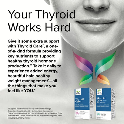 Terry Naturally Thyroid Care - 120 Capsules - Complete Metabolic Function - with Iodine Terry NaturallyBuy Supplements Australia