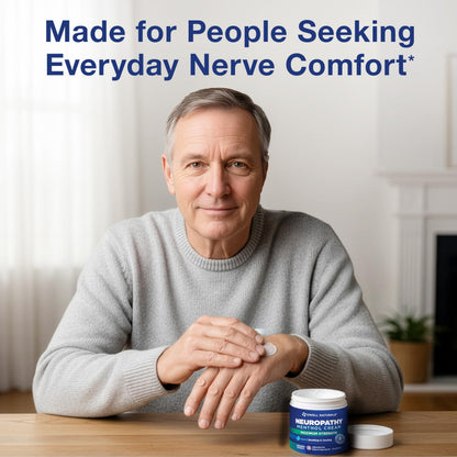 Owell Naturals Neuropathy Cream Extra Strength – Fast Absorbing Cooling for Leg, Feet & Hands – Advanced Soothing Formula with Aloe Vera, Arnica, MSM & Vitamin B6 – Made in USA, 2 fl oz Owell NaturalsBuy Supplements Australia