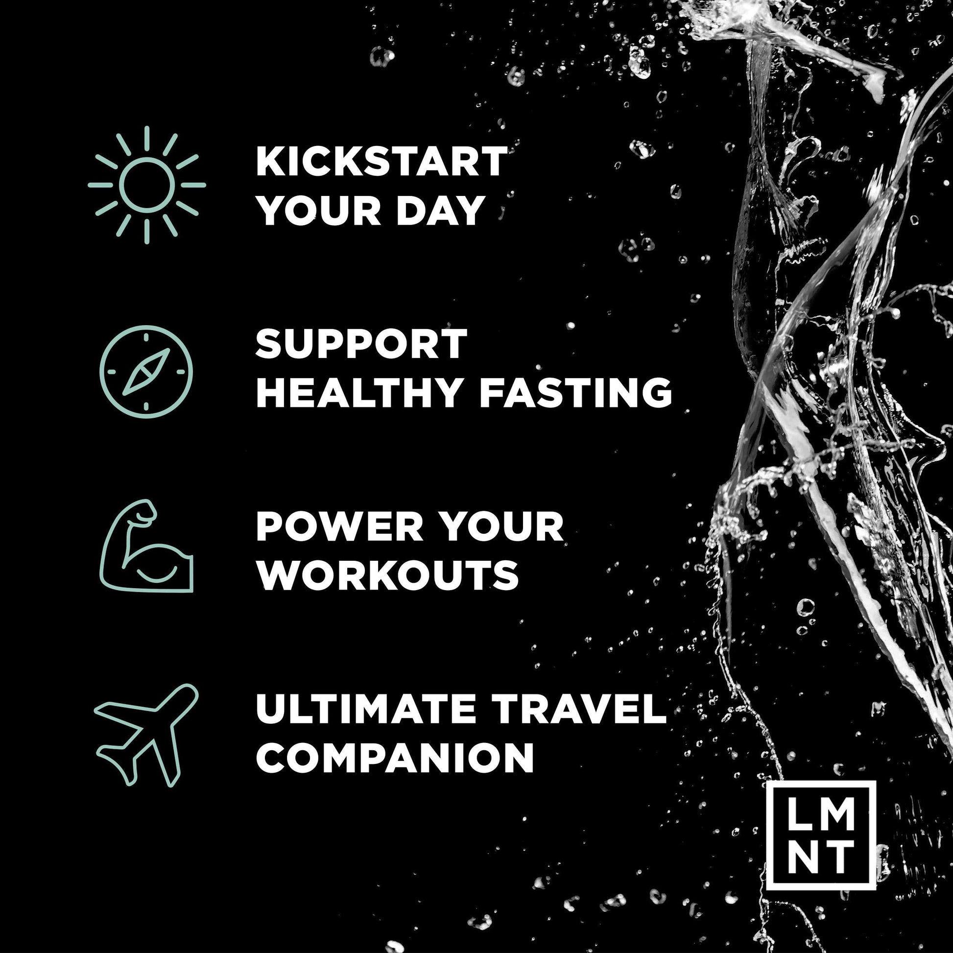 LMNT Zero-Sugar Electrolytes - Raw Unflavored Salt - Hydration Powder Packets Drink LMNTBuy Supplements Australia