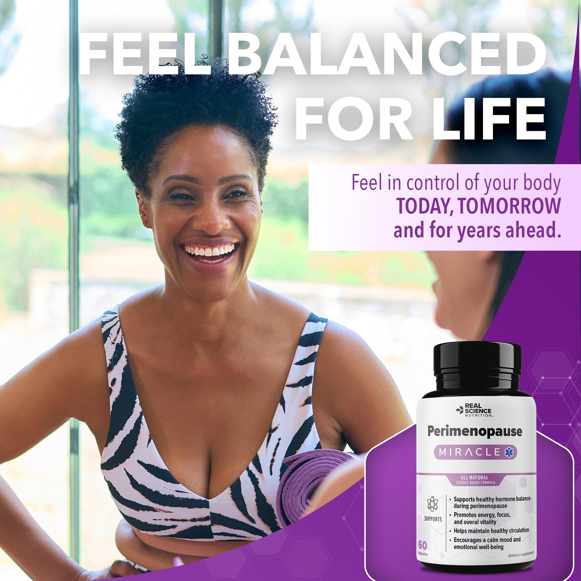 Real Science Perimenopause Supplements for Women for Hormone Balance & Energy Support – Nitric Oxide Formula with Vinitrox, GABA & Essential Vitamins for Hot Flashes, Mood & Energy – 60 Caps Real Science NutritionBuy Supplements Australia