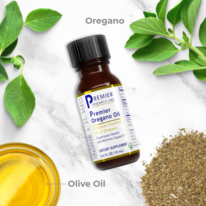 Premier Research Labs Premier Oregano Oil - Oil of Oregano Drops with Carvacrol, Edible Oregano Essential Oil Supplement for Immune & Gut Health - 0.5 Fl Oz Premier Research LabsBuy Supplements Australia