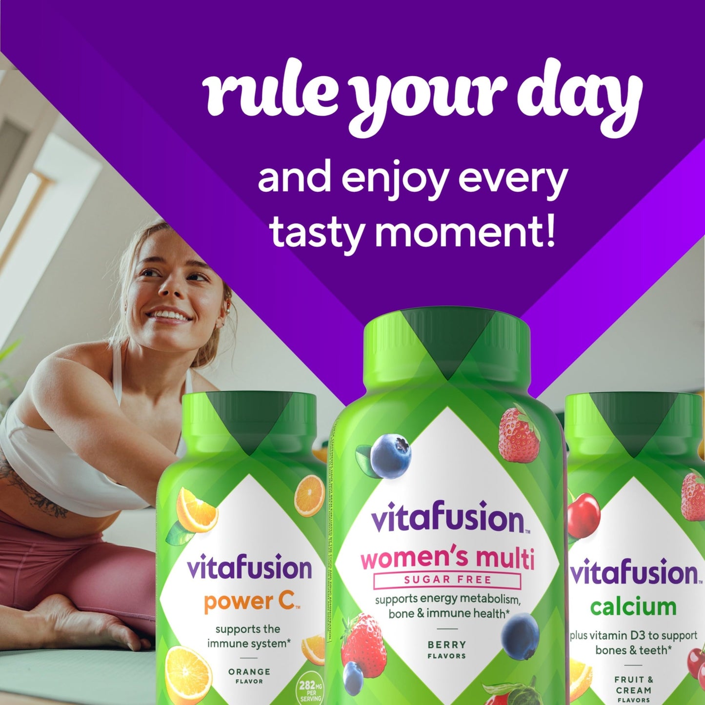 Vitafusion Women’s Sugar Free Daily Multivitamin Supplement, Keto Diet Friendly Adult Gummy Vitamin for Energy VitafusionBuy Supplements Australia