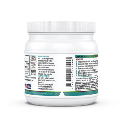 Kappa Nutrition Creatine Monohydrate Powder, Pure Amino Acid Formula, Supports Muscle Strength, Cellular Energy & Mental Focus* Gluten-Free, Keto, 2.25g per Scoop, 240 Servings, Net Wt. 1.32 LB (600g) KAPPA NUTRITIONBuy Supplements Australia