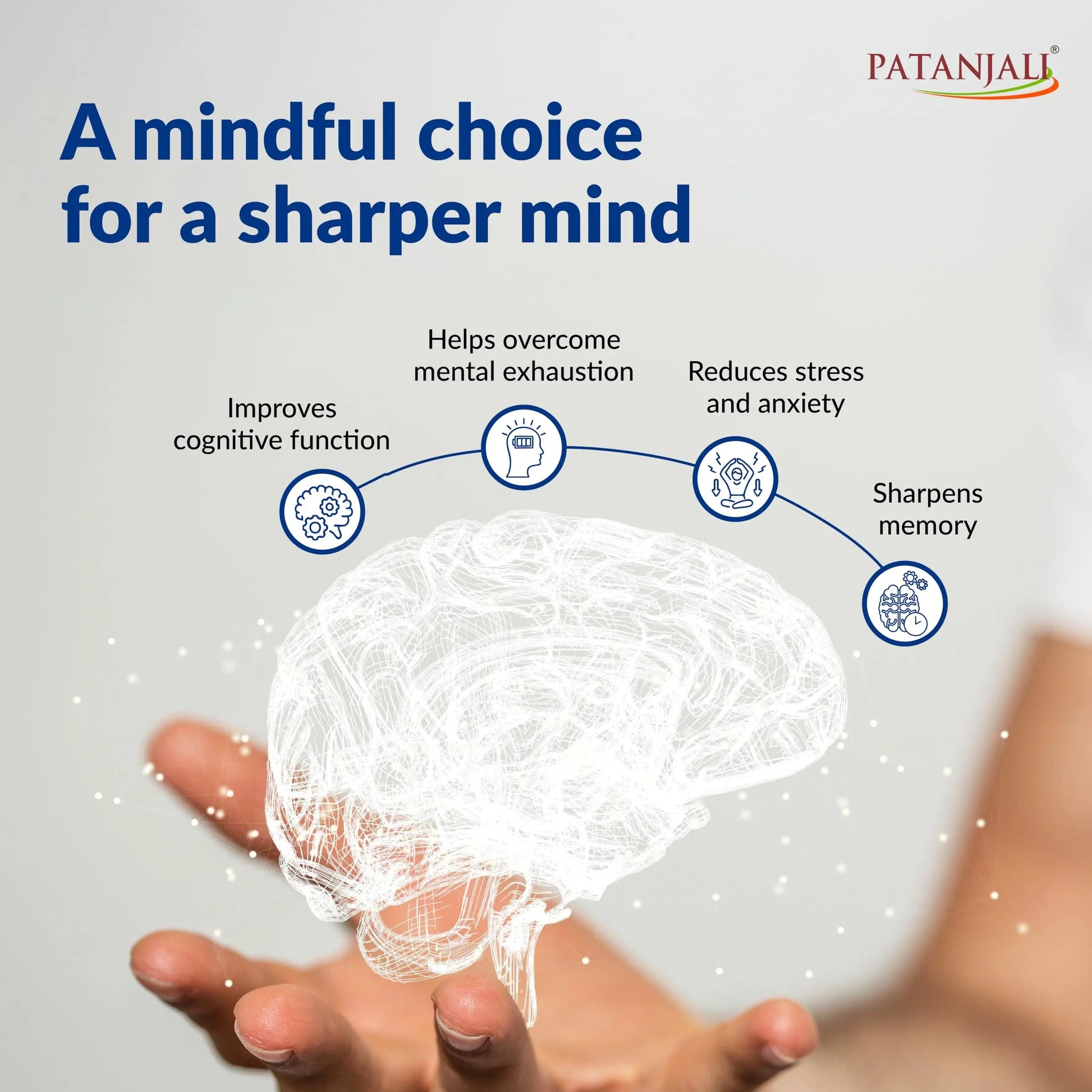 Patanjali Divya Memorygrit 20 Tablets Ayurvedic Supplement for Memory Focus and Brain Health Support (Pack of 1) patanjaliBuy Supplements Australia