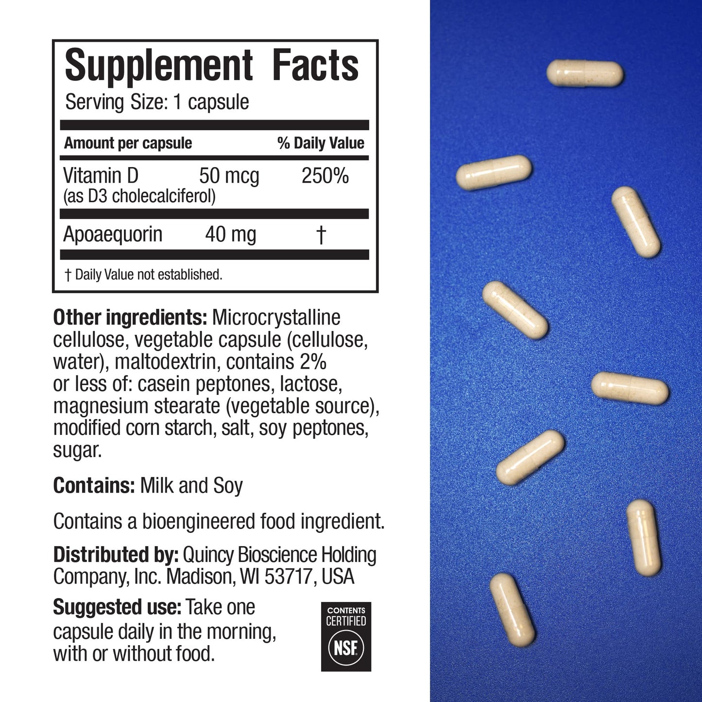 Prevagen Improves Memory - Professional Formula 40mg, 30 Capsules |1 Pack| with Apoae PrevagenBuy Supplements Australia