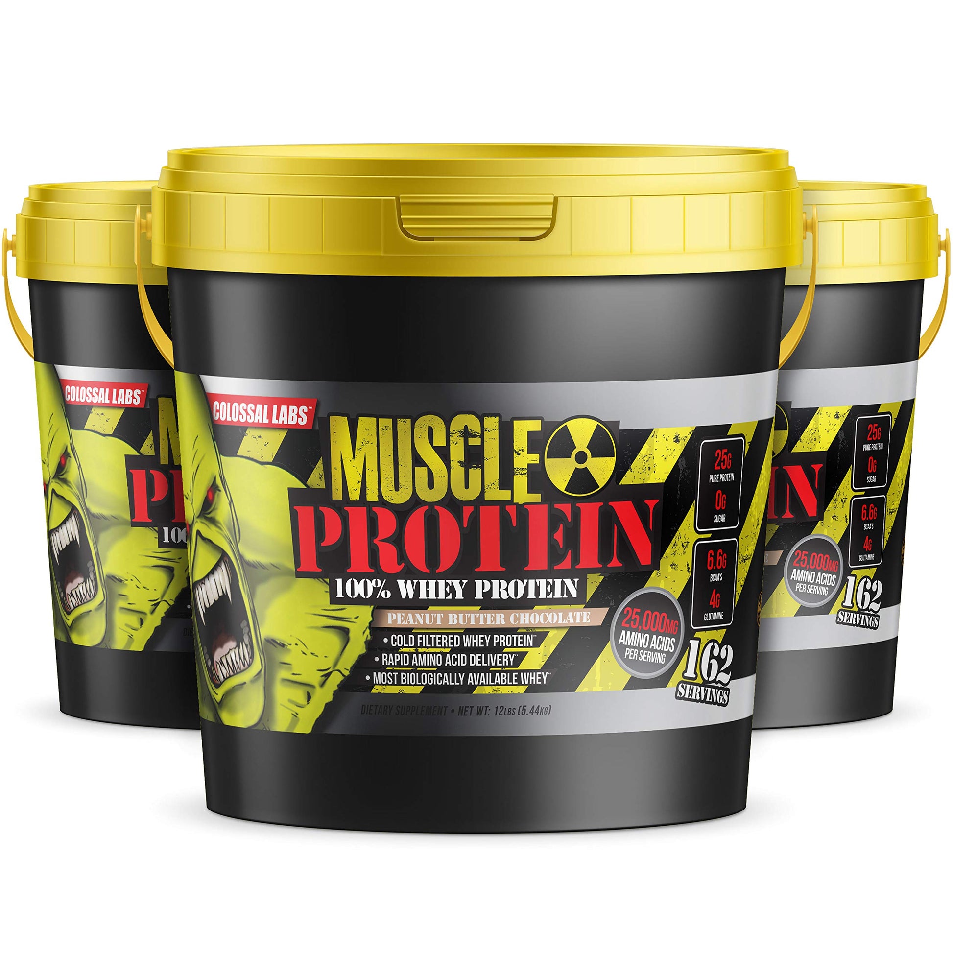COLOSSAL LABS Muscle Growth Whey Protein [12 lbs/Pack of 1]–Peanut Butter Chocolate COLOSSAL LABSBuy Supplements Australia