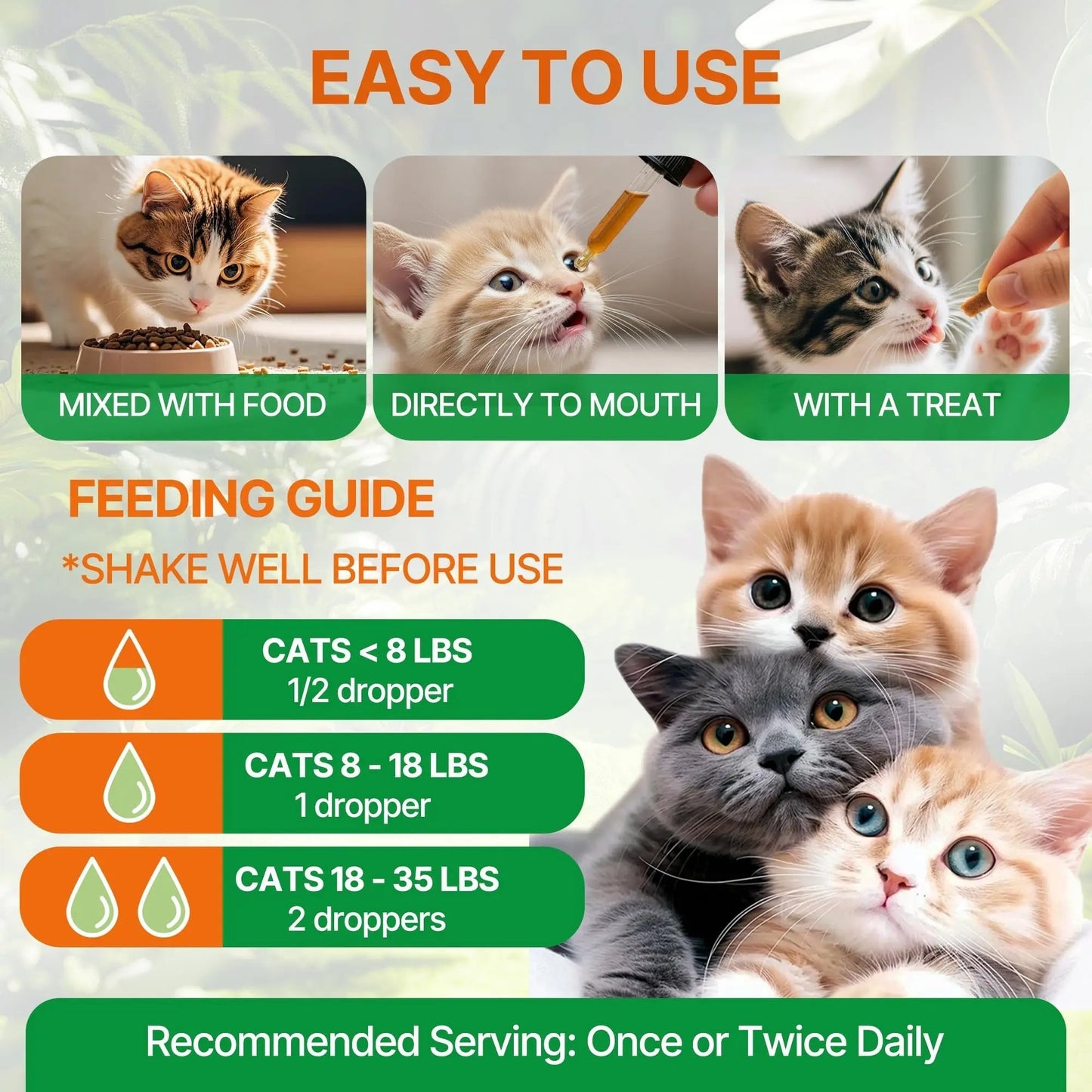 Cat Bladder Remedy for Stones & Crystals, Kidney StonesDissolver forCat- Urinary Free The Flow - Cat Urinary Tract Infection Treatment for Stones, Herbal CatUTI Remedy for Stone Relief & Prevention QanorethBuy Supplements Australia
