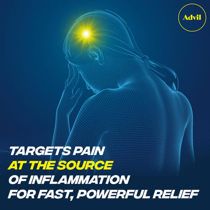 Advil Pain Reliever and Fever Reducer, Ibuprofen 200mg for Pain Relief - 24 Coated Tablets AdvilBuy Supplements Australia