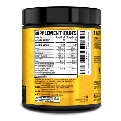 Jacked Factory Nitrosurge Build Pre Workout with Creatine for Muscle Building - Con Cret Creatine Powder & elevATP for Intense Energy, Powerful Pump,