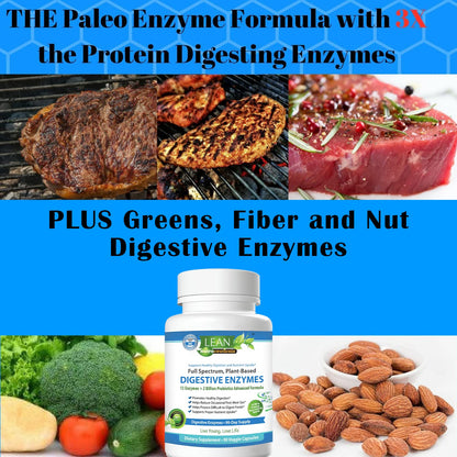 Digestive Enzymes with Probiotics, 90 Day Gut Health Supplement, 90 Cap LEAN NutraceuticalsBuy Supplements Australia
