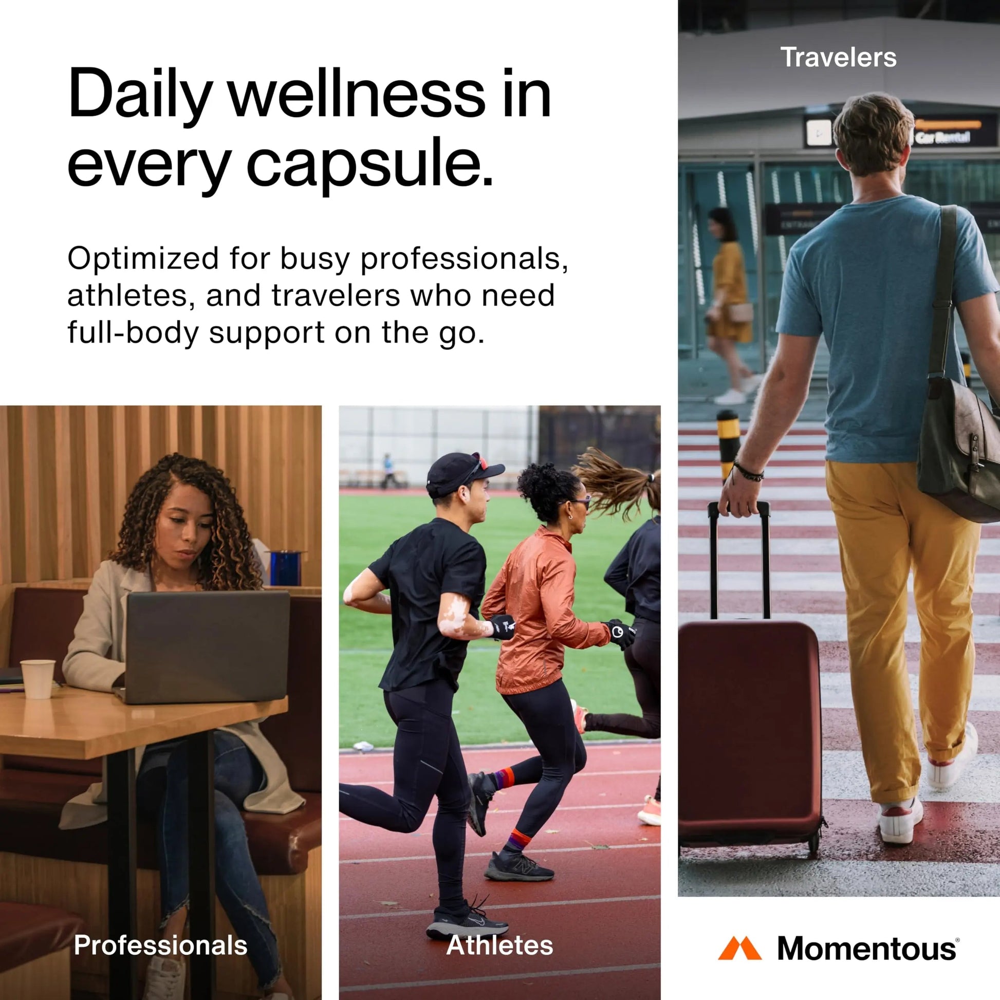 Momentous Essential Multivitamin for Women & Men - Complete Vitamin & Mineral Complex for Athletes & Wellness Enthusiasts - GMO- & Gluten-Free MomentousBuy Supplements Australia