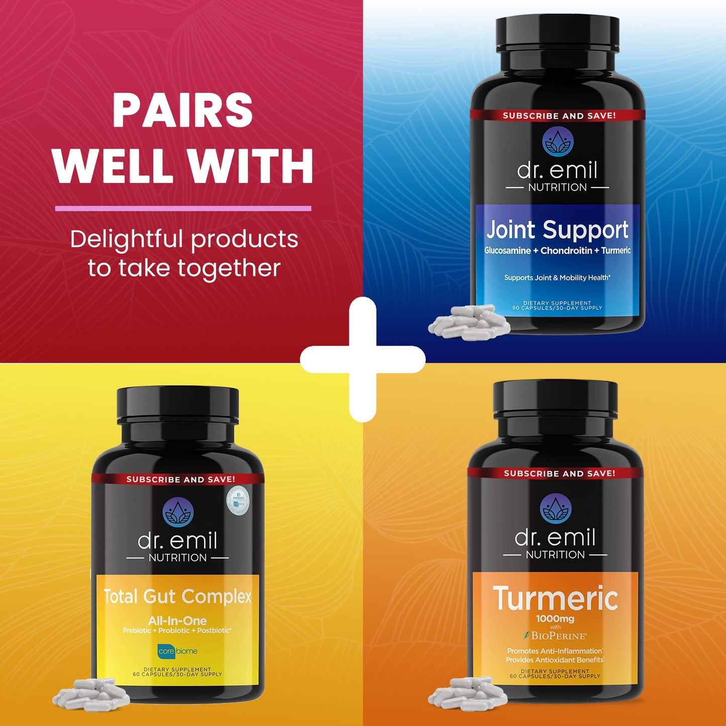 Dr. Emil Berberine 500mg Capsules - Berberine Supplement with Cinnamon, MTC Oil & Milk DR EMIL NUTRITIONBuy Supplements Australia