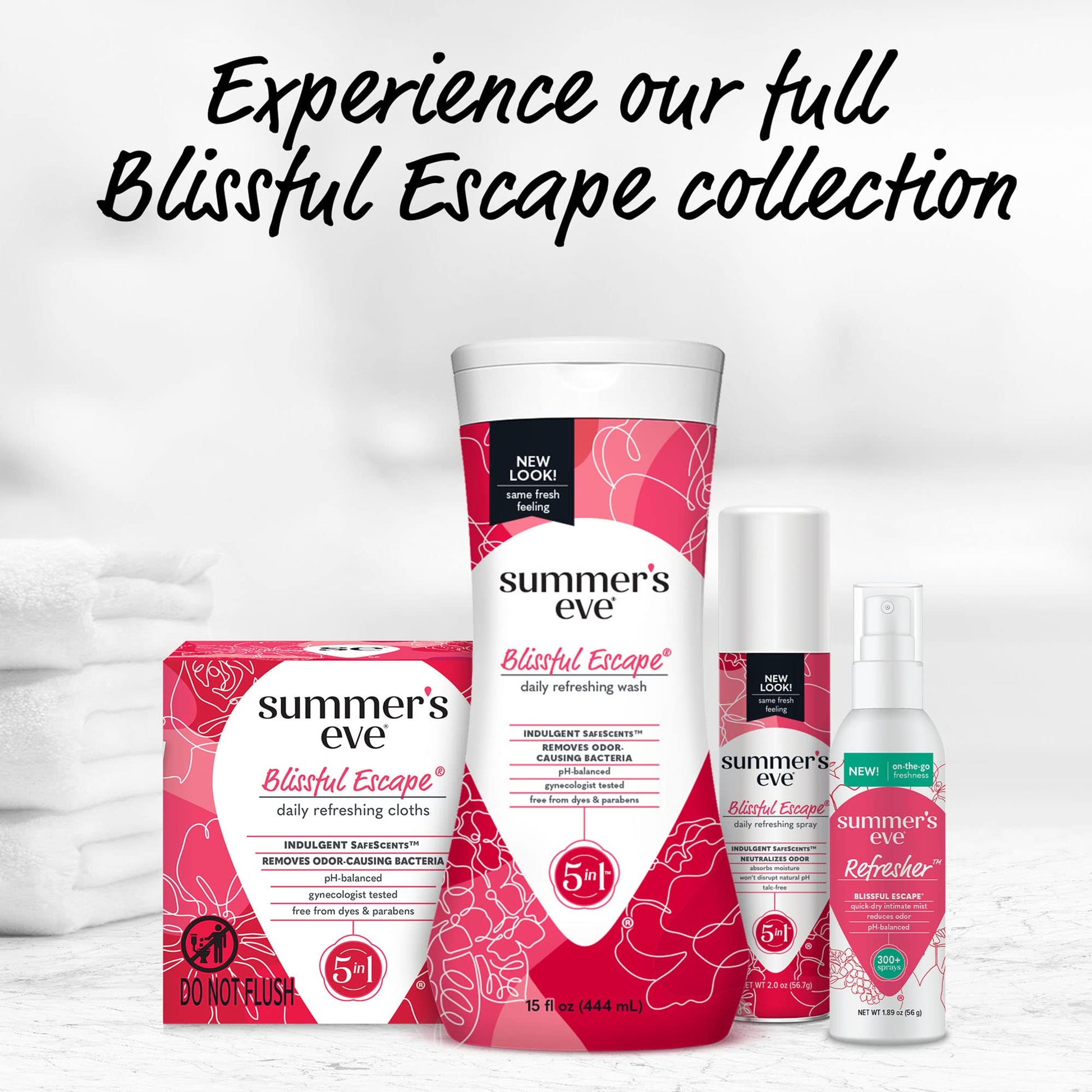 Summer's Eve Blissful Escape Daily Refreshing Feminine Wipes, Removes Summer's EveBuy Supplements Australia
