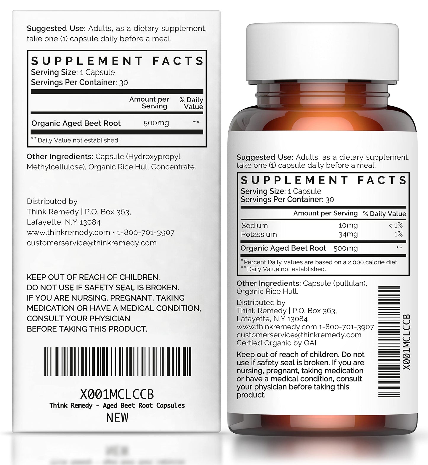 Think Remedy Aged Beet Root Capsules - Beet Pills for Stamina - Organic Beet Root Powder Think RemedyBuy Supplements Australia