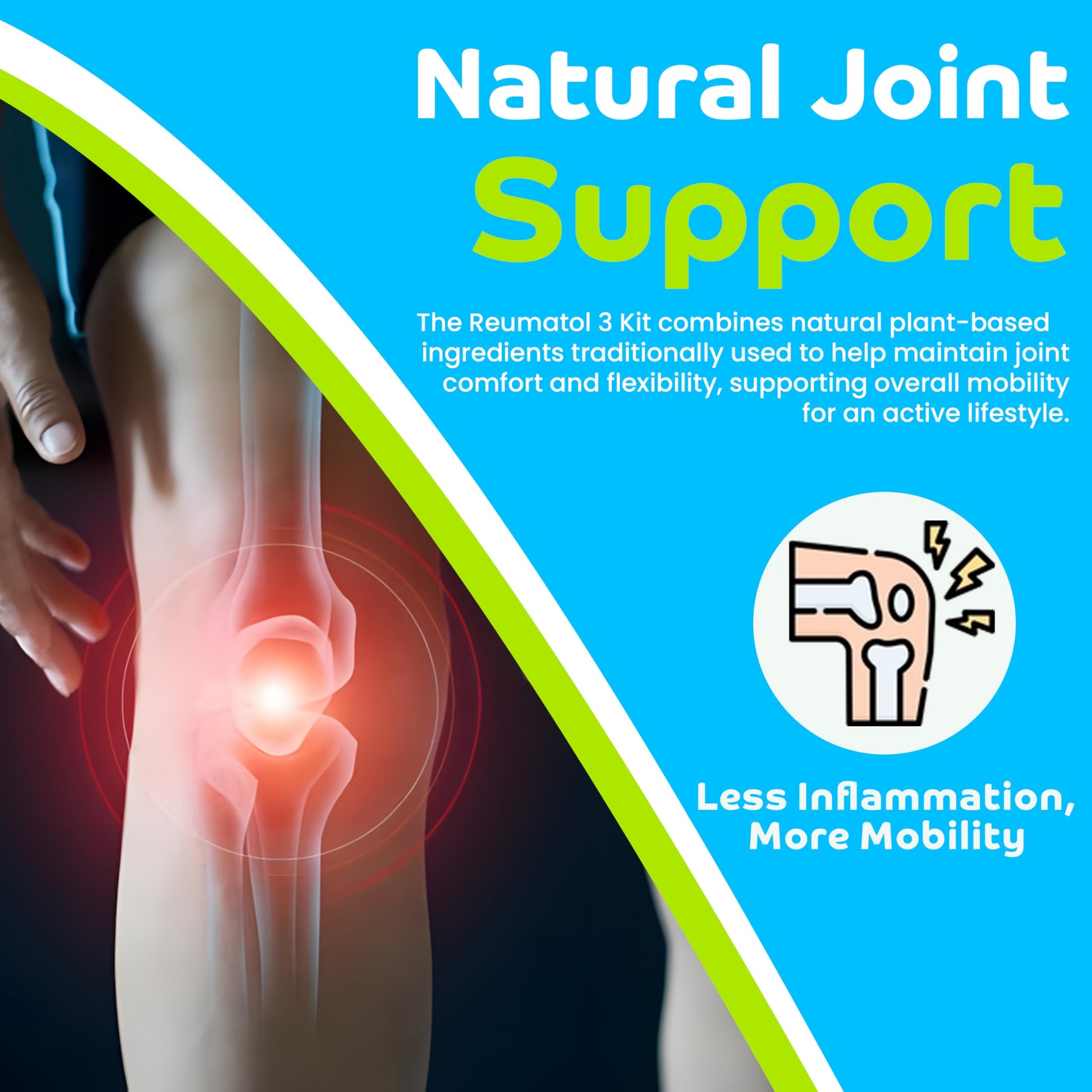 Reumatol 3 Kit – Natural Joint Support Formula for Comfort and Mobility | Helps Ease Stiffness & Promotes Flexible Joints | Herbal Blend for Daily Wellness Reumatol Health SolutionsBuy Supplements Australia