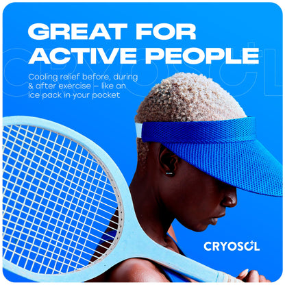 CRYOSOL Freeze Spray for Rapid Relief Anywhere - Pain Relief Spray for Sprains, Strains, Bruises, Aches and Sports Injuries - Cryotherapy for Instant Cooling Relief - 200ml / 6.76 fl oz Venture HealthcareBuy Supplements Australia