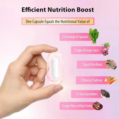 NYO3 Multivitamin for Women with 22 Essential Nutrients | 7 Minerals & 3 Special Additives & 12 Vitamins | Lutein, Zeaxanthin, Grape Seed | NYO3