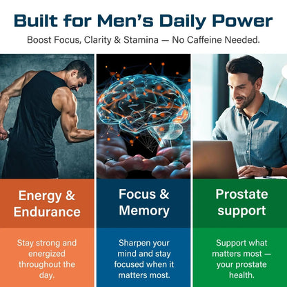 ThrivyThystle Multivitamin for Men 50+ with Methylated B12 & Folate, Omega-3 & CoQ10 – Fermented Herbal Blend, 43 Vitamins & Minerals ThrivyThystleBuy Supplements Australia