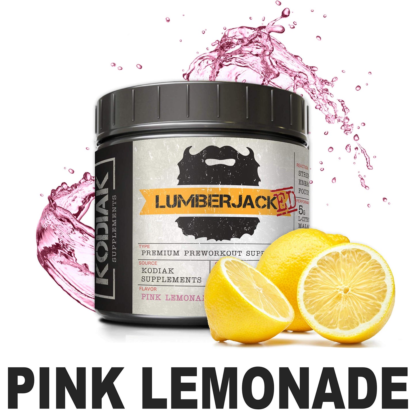 Kodiak Supplements LUMBERJACKED Pre-Workout Supplement with CarnoSyn 30 Servings Kodiak SupplementsBuy Supplements Australia