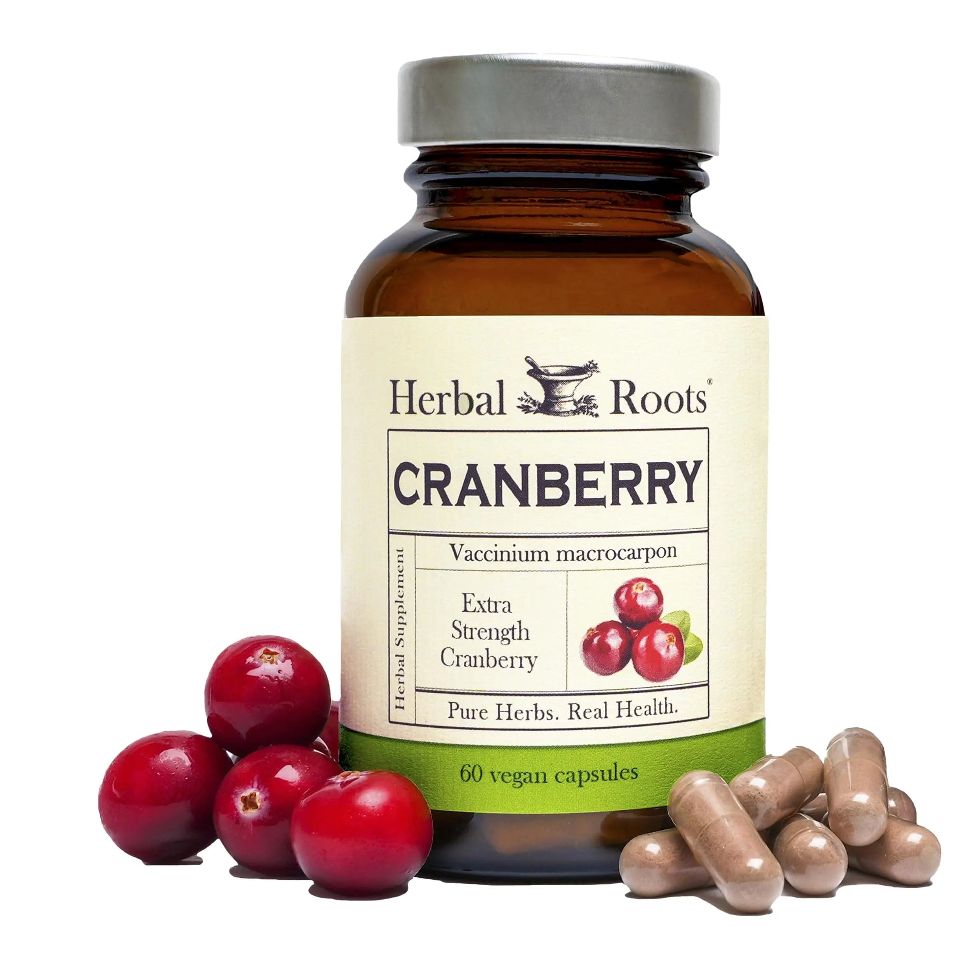 Herbal Roots Extra Strength Cranberry Pills for Women & Men with Organic Nettle | Urinary Tract Health | 60 Vegan Capsules Herbal RootsBuy Supplements Australia