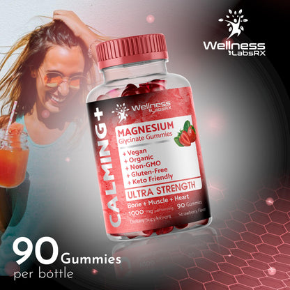 Magnesium Glycinate Gummies - 1000 mg - Magnesium Supplement to Support WELLNESS LABSRXBuy Supplements Australia