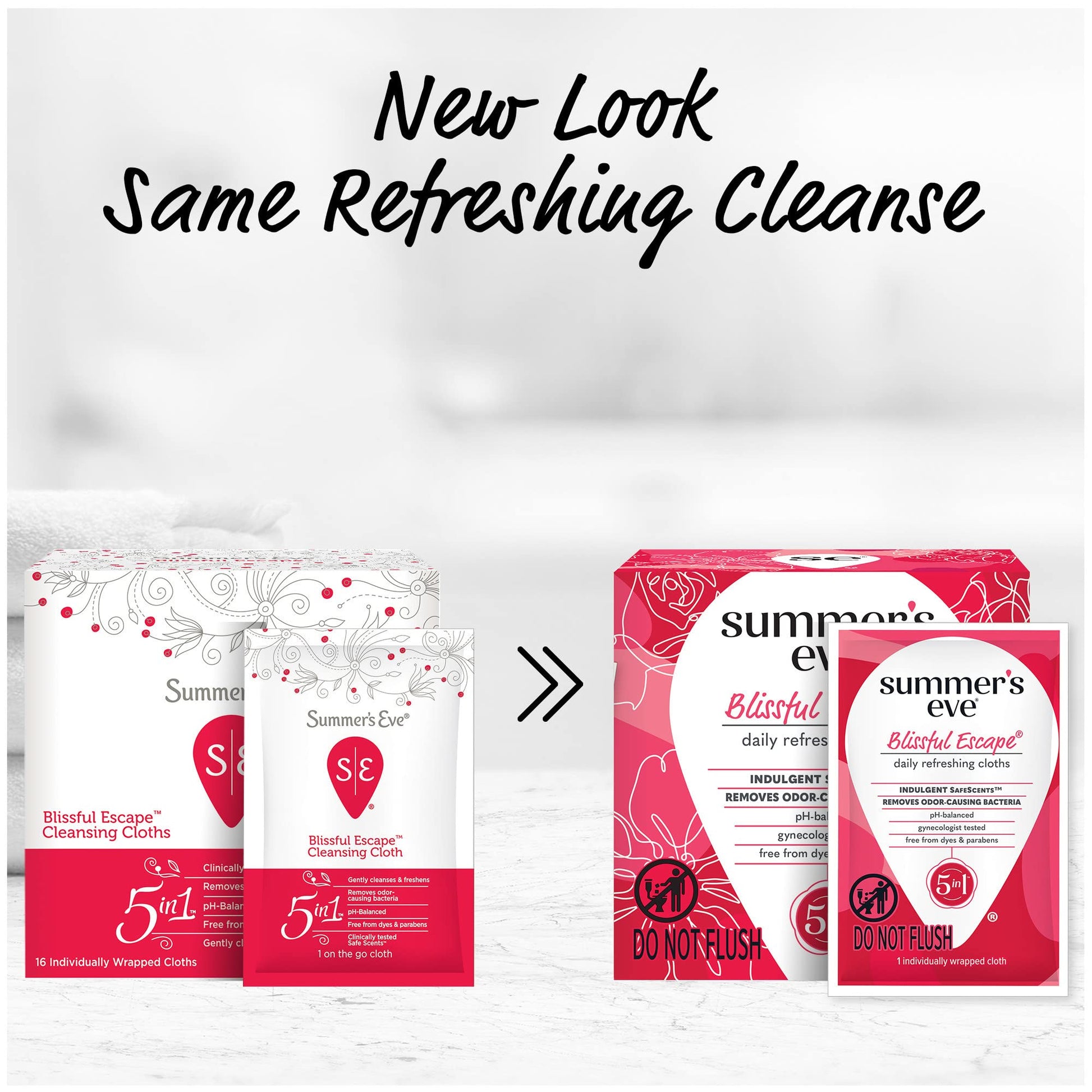 Summer's Eve Blissful Escape Daily Refreshing Feminine Wipes, Removes Summer's EveBuy Supplements Australia