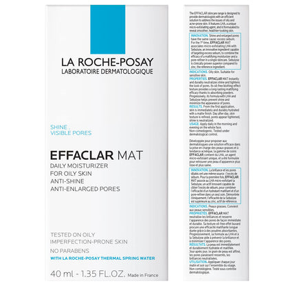 La Roche-Posay Mat Oil-Free Mattifying Moisturizer La Roche-PosayBuy Supplements Australia