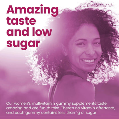 vitafive Women's Multivitamin Gummies, Best Multivitamin for Women with Biotin, D3, B12, Zinc, Low Sugar, Gluten Free (50 Ct) vitafiveBuy Supplements Australia