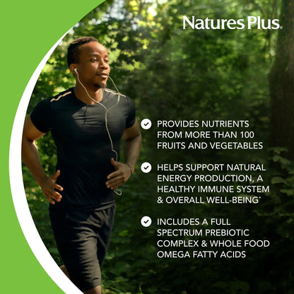 NaturesPlus Source of Life Gold Liquid Multi Shot - 1 fl oz, Case of 12 - Tropical Fruit Flavor - Provides Nutrients from 100+ Fruits and Vegetables - 12 Servings NaturesPlus