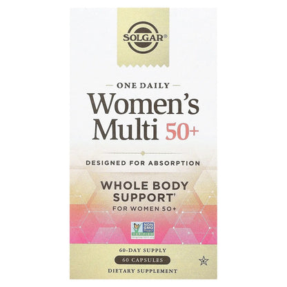 Solgar One Daily Women's Multi 50+ Whole Body Support for Women 50 and Older - Highly Absorbable Heart, Bone & Breast Health SolgarBuy Supplements Australia