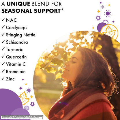 Bluebonnet Nutrition JustBreathe, Seasonal Support*, Non-GMO, Kosher Certified, Gluten-Free, Soy-Free, Dairy-Free, 30 Vegetable Capsules, 15 Servings BlueBonnetBuy Supplements Australia