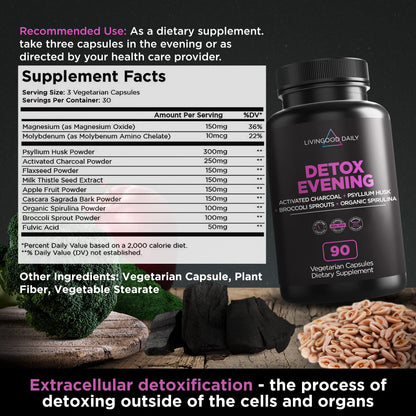 Livingood Daily Detox Pills - Full Body Detox Cleanse for Women & Men with Milk Thistle Livingood DailyBuy Supplements Australia