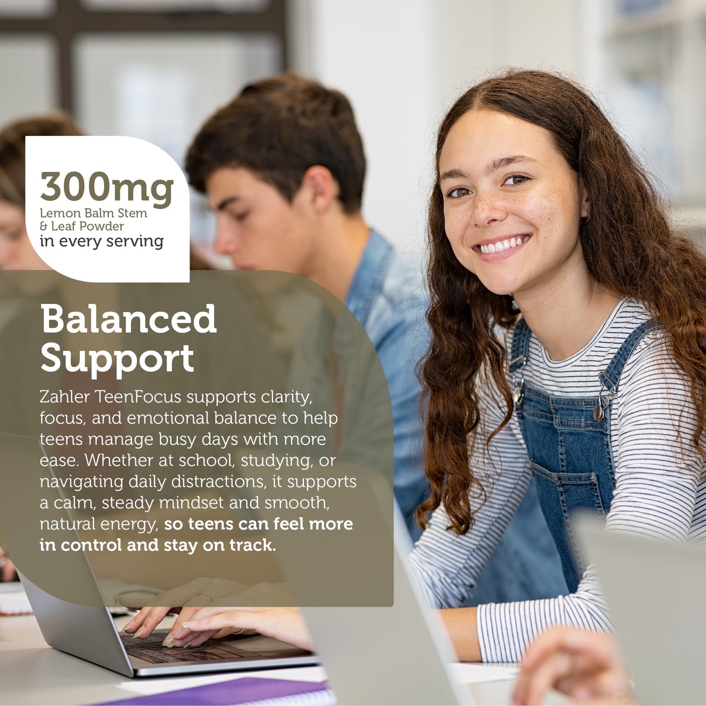 Zahler TeenFocus, Advanced Formula for Improved Focus & Concentration, Certified Kosher, 90 Capsules ZahlerBuy Supplements Australia