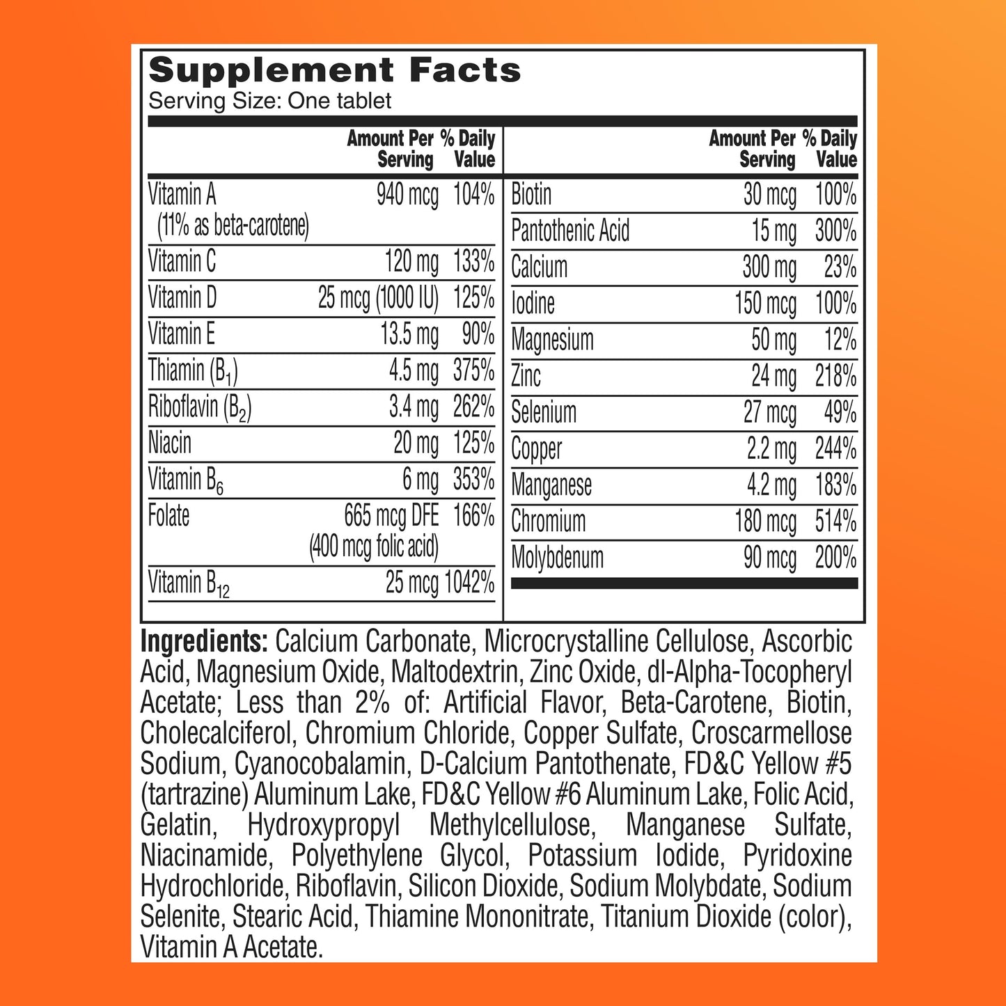 One A Day Multivitamin for Women 50 and Over Tablets, Womens Multivitamin 50 plus with Vitamins D, C, E, Zinc & Biotin, Daily Vitamins ONE A DAYBuy Supplements Australia