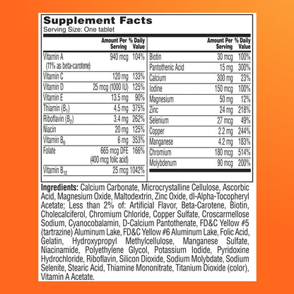 One A Day Multivitamin for Women 50 and Over Tablets, Womens Multivitamin 50 plus with Vitamins D, C, E, Zinc & Biotin, Daily Vitamins ONE A DAYBuy Supplements Australia