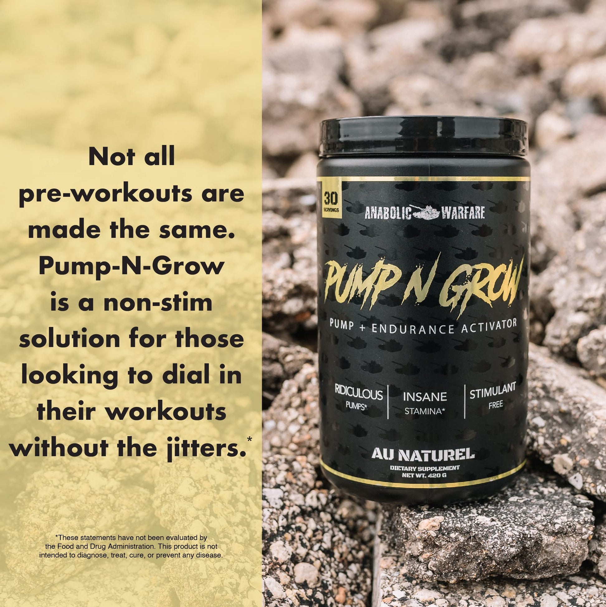 Anabolic Warfare Pump-N-Grow Muscle Pump Supplement Caffeine Free Pre Workout Anabolic WarfareBuy Supplements Australia