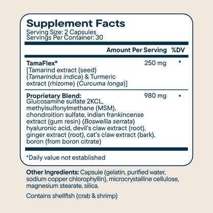 Santo Remedio Articulaciones, Joint Health Support, Promotes Joint Comfort and Function, Contains Clinically Proven Ingredients, TamaFlex™, 60 Servings Santo RemedioBuy Supplements Australia