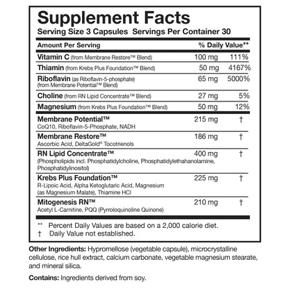 Researched Nutritionals ATP 360 - Mitochondrial Supplements to Support Entire Energy Cycle & Cell Membranes - Clinically Researched ATP Supplements, High Dose CoQ10, R-Lipoic Acid & PQQ, 90 Capsules Researched NutritionalsBuy Supplements Australia