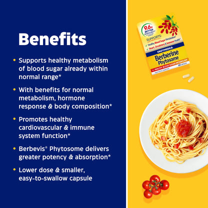 Enzymedica, Berberine Phytosome EnzymedicaBuy Supplements Australia