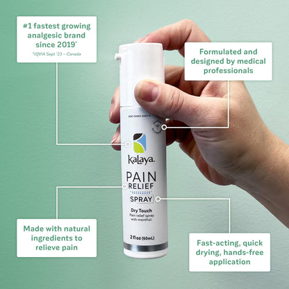 Kalaya 6X Pain Relief Arnica Cream with Massager and Active Pain Relief Spray for Joint & Muscle Pain Kalaya NaturalsBuy Supplements Australia