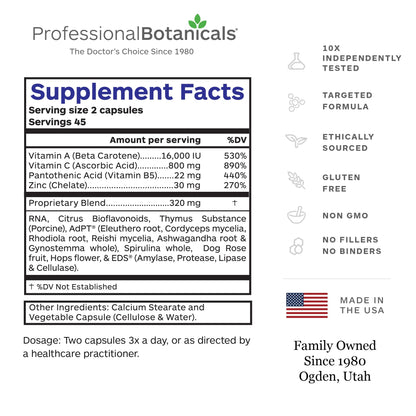 Professional Botanicals - Vegan Formulated Co-Resists - Synergistic Blend of Herbs and Powerful Nutrients that Supports the Immune System - 90 Vegetarian Capsules Professional BotanicalsBuy Supplements Australia