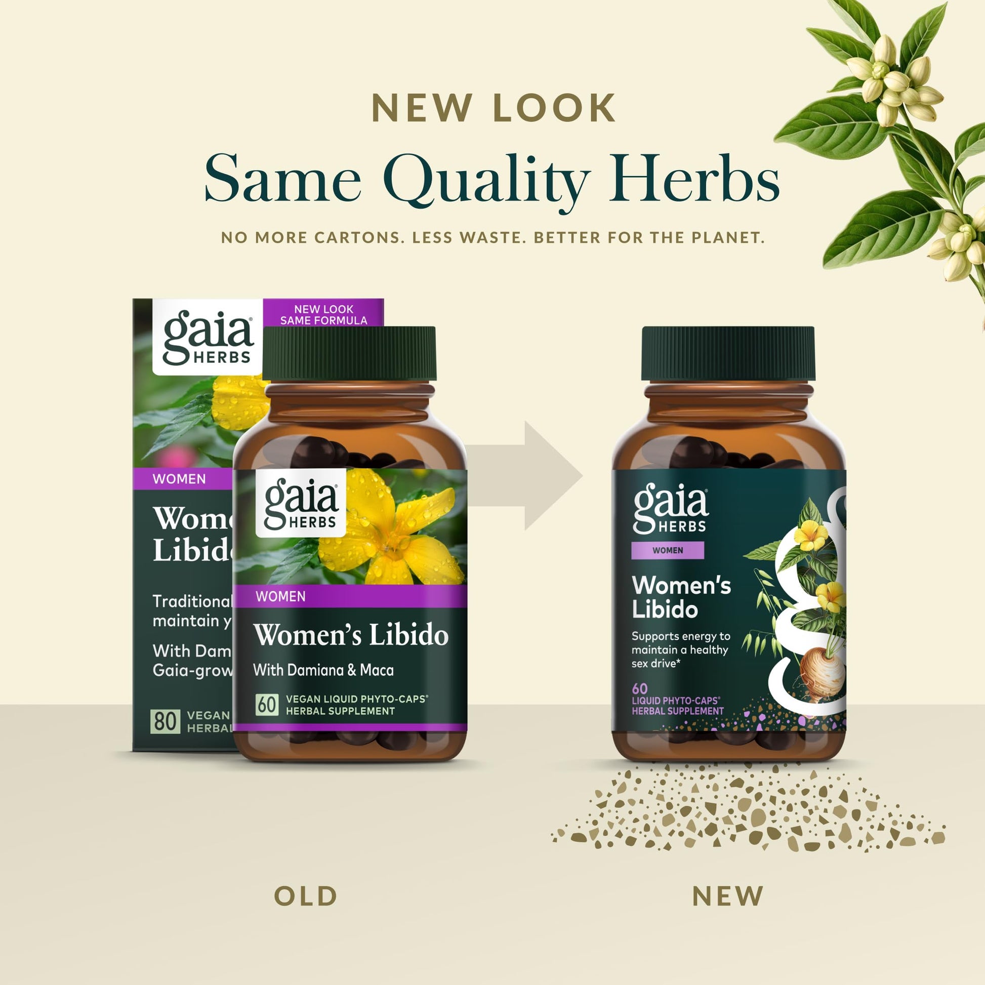 Gaia Herbs Womens Libido - Supports Energy to Maintain Healthy Libido* - with Tribulus & Horny Goat Weed - 60 Vegan Liquid Phyto-Caps (60 Servings) Gaia HerbsBuy Supplements Australia
