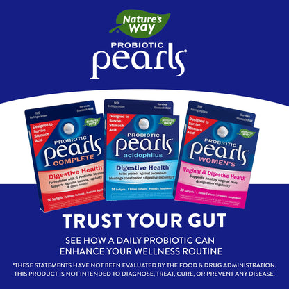 Nature's Way Probiotic Pearls for Women, Vaginal and Digestive Health Nature's WayBuy Supplements Australia