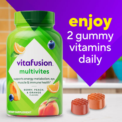 Vitafusion Adult Gummy Vitamins, 120 Count VitafusionBuy Supplements Australia