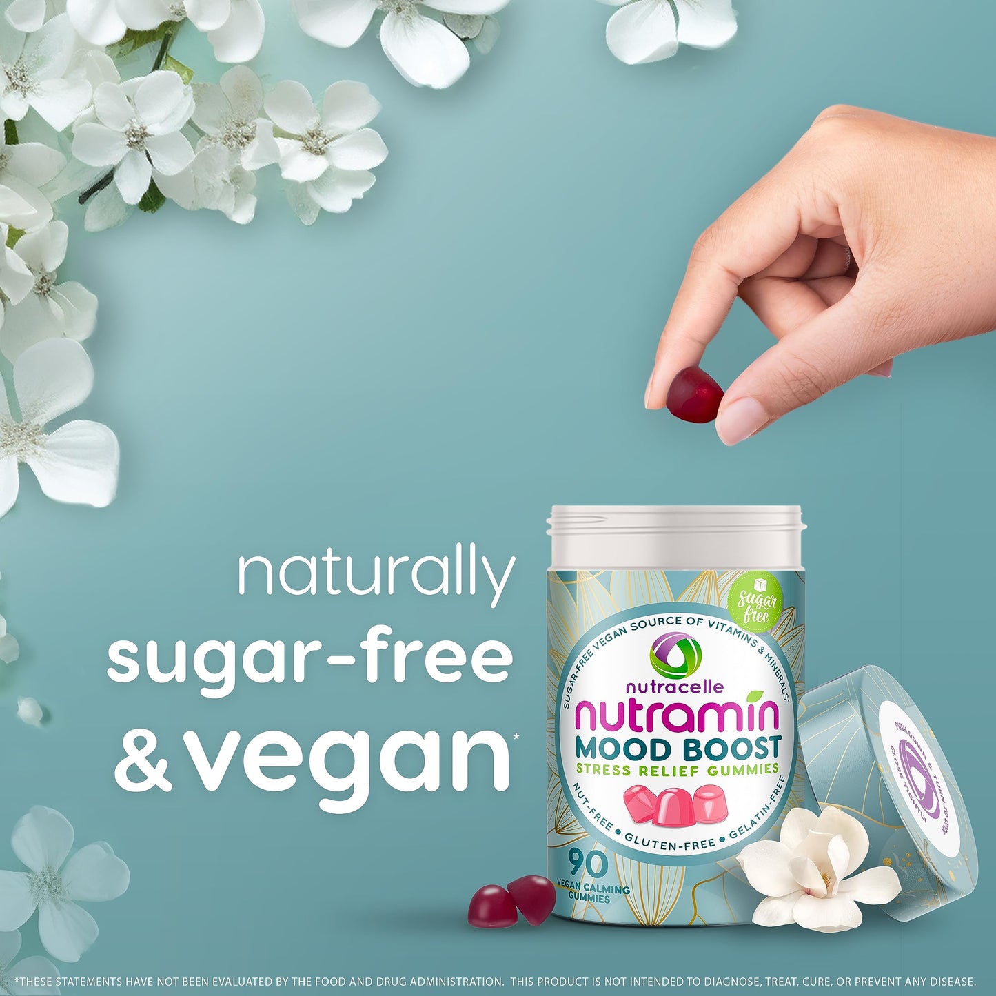 Nutracelle NUTRAMIN Mood Boost Multivitamin Gummy - Delicious & Yummy Anti-Stress NutracelleBuy Supplements Australia