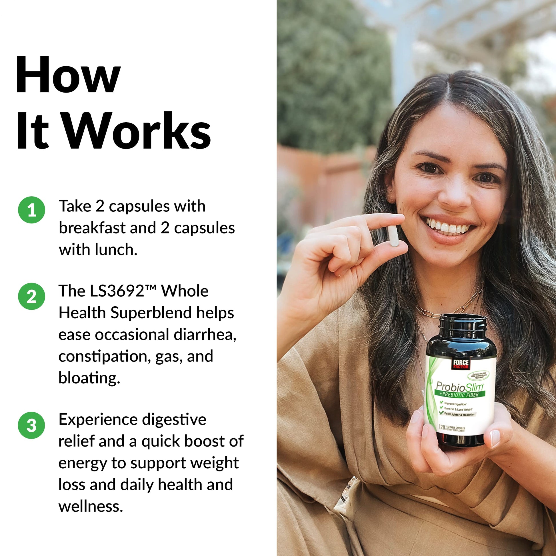 Force Factor ProbioSlim + Prebiotic Fiber Weight Loss Supplement for Women and Men Force FactorBuy Supplements Australia