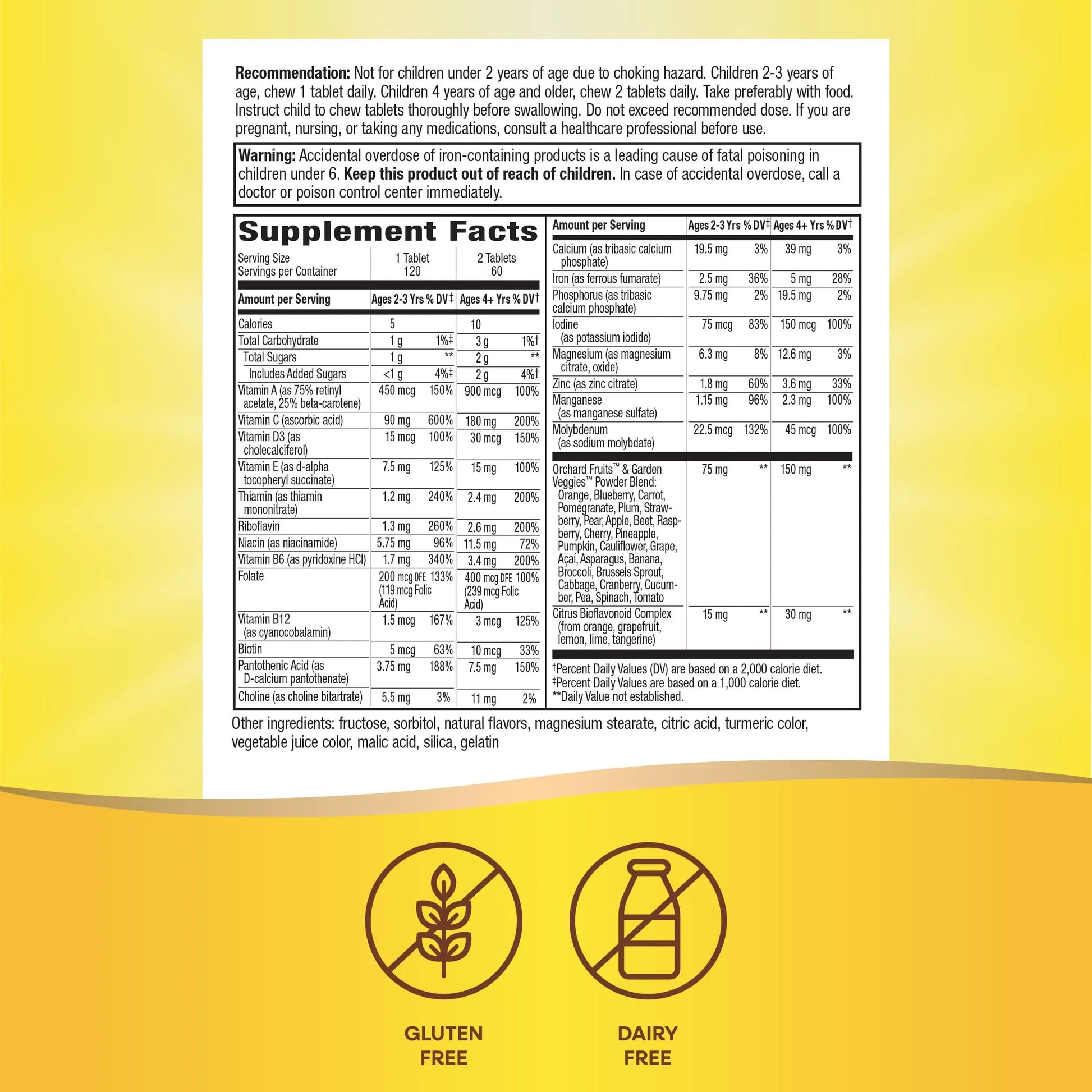 Alive! Children's Multi-Vitamin Chewable - 120 Chewable Tablets by Nature's Way Nature's WayBuy Supplements Australia