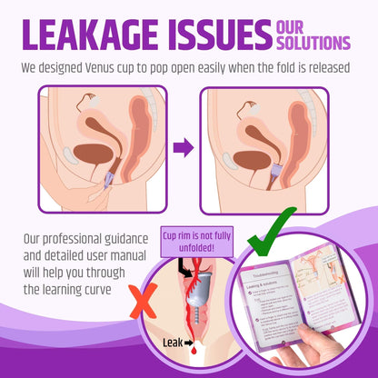 Venus Large Menstrual Cup – High Capacity for Heavy Flow -Made in USA - 100% Medical Grade Silicone VENUSBuy Supplements Australia